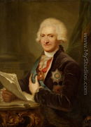 Portrait of Jakow Efimowicz Sivers - Johann Baptist the Elder Lampi