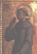 St. Francis, detail from the San Silvestro polyptych, 1468 - Carlo Crivelli