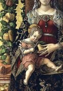 Madonna of the Little Candle (detail) - Carlo Crivelli
