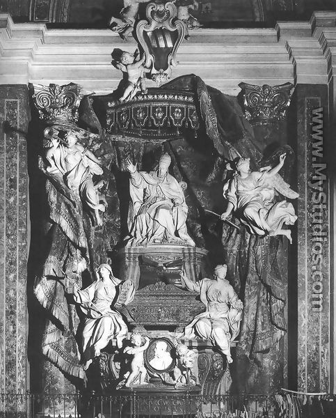 Monument of Pope Gregory XV - Pierre Etienne Monnot
