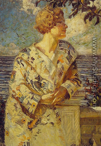 Woman by the Sea - William DeLeftwich Dodge
