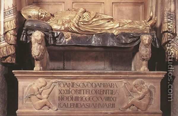 Funeral Monument to John XXIII (detail) - Donatello
