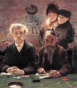 Le Tripot [detail] (The Gambling Den) I - Jean-Eugène Buland
