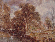 Scene on a River I - John Constable