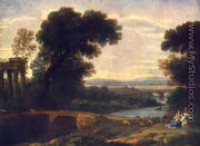 Landscape with Shepherds - Claude Lorrain (Gellee)