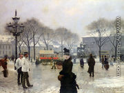 A Winter's Day on Kongens Nytorv Copenhagen - Paul-Gustave Fischer