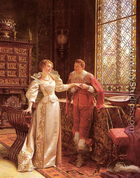 La Demande En Mariage (The Marriage Proposal) - Charles Joseph Frederick Soulacroix