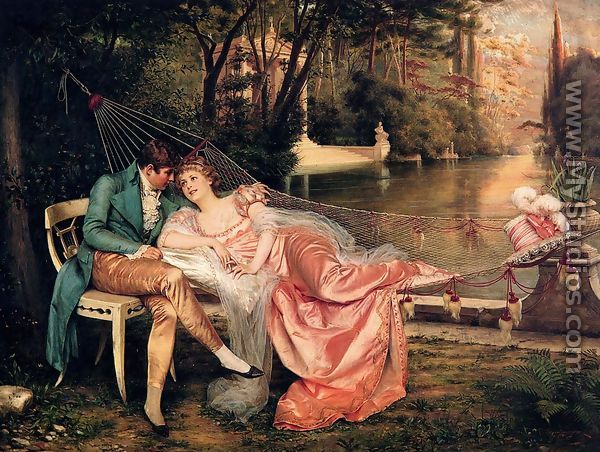 Flirtation I - Charles Joseph Frederick Soulacroix