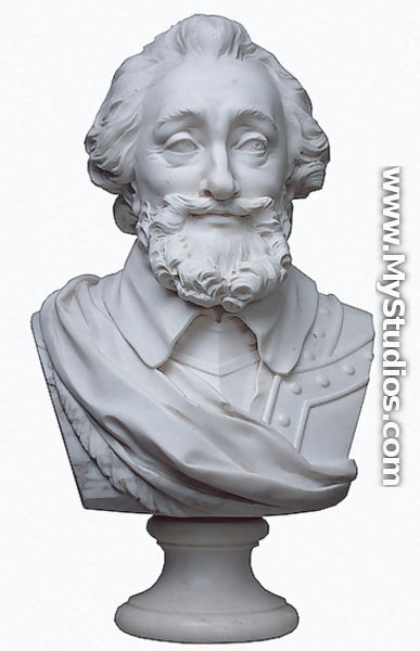 Bust of Henri IV - Marie-Anne Collot