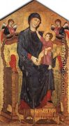 Madonna Enthroned with the Child and Two Angels - Giovanni Cimabue