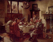 A Literary Gathering - Fritz Wagner