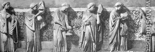Frieze of Mourning Acolytes - Arnolfo Di Cambio