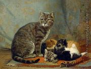 Mother and her Kittens - John Henry Dolph