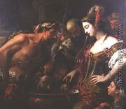 Queen Tomyris with the Head of Cyrus the Great - Antonio Zanchi