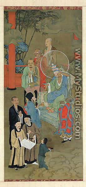 Lohan Manifesting Himself as an Eleven-Headed Guanyin, Chinese, Southern Song Dynasty, c.1178 - Jichang Zhou (or Chou Chi-Ch