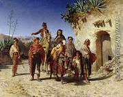 A Gypsy Family on the Road, c.1861 - Achille Zo