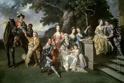 The Family of Sir William Young (1725-88) c.1766 - Johann Zoffany