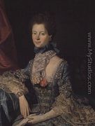 Queen Charlotte Sophia (1744-1818) wife of King George III (c.1765) - Johann Zoffany