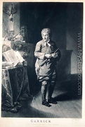 David Garrick (1717-79) as Abel Drugger in The Alchemist by Ben Jonson, pub. in 1835 - Johann Zoffany