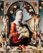 The Virgin and Child Surrounded by Eight Angels, 1455 - Marco Zoppo