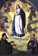 The Immaculate Conception with Saint Joachim and Saint Anne, c.1638-40 - Francisco De Zurbaran