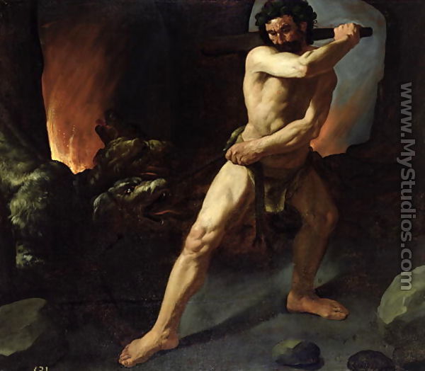 Hercules and Cerberus, c.1634 - Francisco De Zurbaran