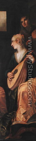 Lute player, 1609 2 - Roelof van Zyll