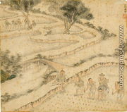Planting Rice, from Gengzhi tu (Pictures of Tilling and Weaving) - Tang Yin
