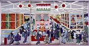 The National Industrial Exhibition in 1881, showing some items on display, 1881 - Utagawa Yoshitora