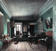 Interior of Bykov's House, 1850s - Grigory Vasilievich Yurov