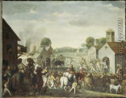 Troops Plundering a Village during the Thirty Year War, 1660 - Cornelis de Wael