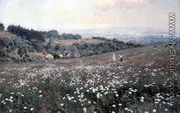 The Daisy Field, Fittleworth - Edward Wilkins Waite
