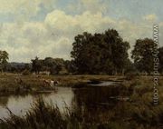 Rushy Meadows by the Kennet, Woolhampton, Berkshire, 1913 - Edward Wilkins Waite