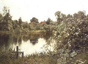 The Time of Wild Roses, Paddington Mill Pond, Surrey, 1900 - Edward Wilkins Waite