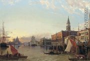 The Doge's Palace and the Piazzetta di San Marco with a view of the Grand Canal and Santa Maria della Salute beyond, 1841 - Friedrich Nerly