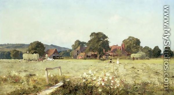 In the Long Summer Days, Brockham, Surrey - Edward Wilkins Waite