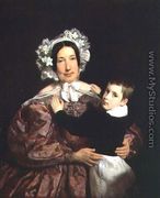 Frau Lindner with her son, 1836 - Ferdinand Georg Waldmuller