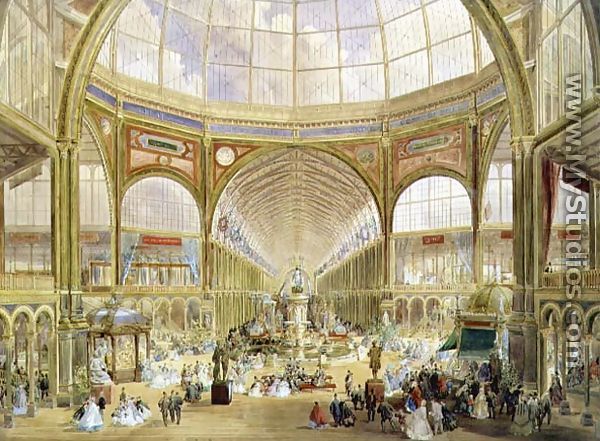 Interior of the International Exhibition of 1862 - Edmund Walker
