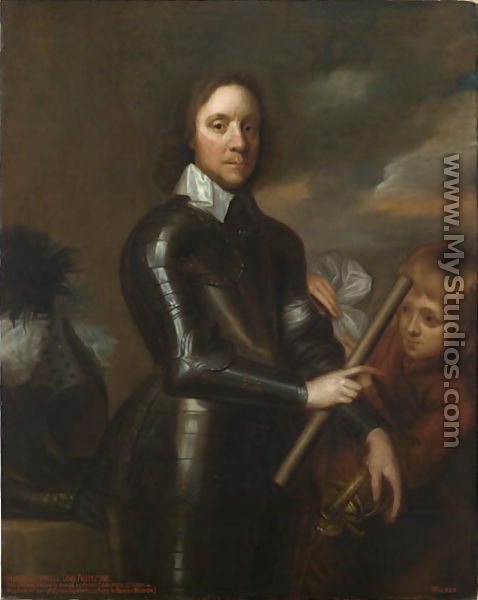 Portrait of Oliver Cromwell 2 - Robert Walker