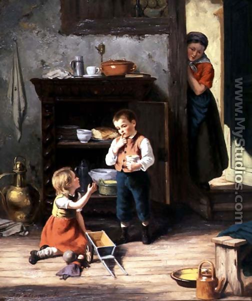 Children playing - Jan Walraven