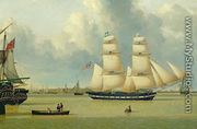 The Brig, Helen, off Hull, c.1837 - John Ward