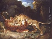 Fight between a Lion and a Tiger, 1797 - James Ward