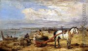 Fisherfolk on the Beach - James Ward
