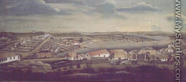 Sydney, capital of New South Wales, c.1800 - (attr.to) Watling, Thomas