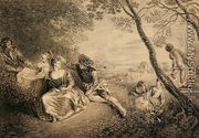 Amusements Champetres - (after) Watteau, Jean Antoine