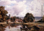 On the Medway, Aylesford, Kent - Frederick Waters Watts