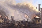 Conflagration at Teplice - Carl Robert Croll