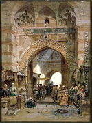 Bazaar Scene, 1875 - Carl Friedrich H. Werner
