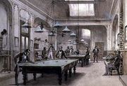 A Billiard Room, 1861 - Carl Friedrich H. Werner