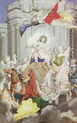 Triumph of King Louis XIV (1638-1715) of France driving the Chariot of the Sun preceded by Aurora - Joseph Werner
